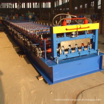 CE/ISO certificate russia typeH75 floor decking best quality step tile forming machine